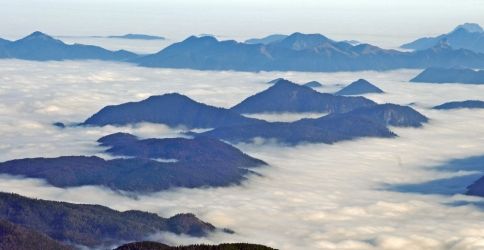 Nebel in den Alpen Nebel in den Alpen
