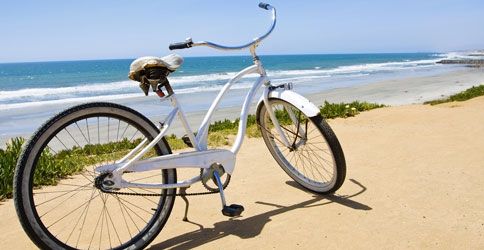 Ein Fahrrad am Meer Ein Fahrrad am Meer