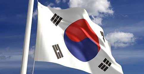 Flagge Südkorea Flagge Südkorea